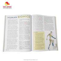 Libro de texto educativo de alta calidad con encuadernación perfecta, impresión offset, cubierta de cartón y papel offset