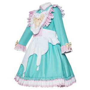 ชุดคอสเพลย์ตัวละครอนิเมะ สาวสตรีมเมอร์ ชุดคอสเพลย์สาวใช้ ตังตัง ชาโอเทียนจัง ชุดคอสเพลย์สำหรับการแสดงบนเวที - Product Image 4