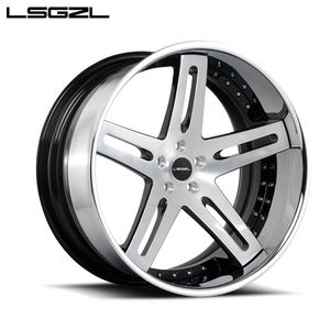 Jante de voiture personnalisée 17 18 19 20 21 22 28 pouces 17 pouces 5x120mm jantes en alliage étape lèvre T6061 jantes de voiture en alliage d'aluminium pour voiture de luxe - Product Image 3