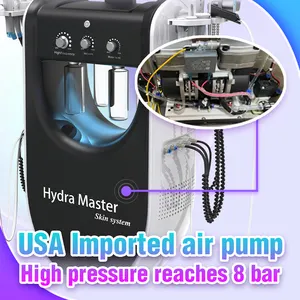 HydraMaster 2024 Hydra Aqua Peel Facial Machine 10 In 1 Microdermabrasion Hydra Oxygen Dermabrasion Facial Beauty Care Machine