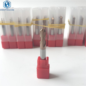 Factory OEM Customizable 4-Flute <strong>Tungsten</strong> Carbide Ball Nose <strong>End</strong> <strong>Mill</strong> R0.5-R10 with Altin Coating - Product Image 5