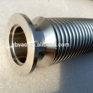 ISO-KF25 longueur personnalisée 0.15mm soufflet sous vide à paroi mince tuyau en métal Flexible poli pour équipement de laboratoire semi-conducteur ISO - Product Image 5