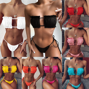 Stock Bale New Sell by Lot Lingerie Brand Swimsuit Swimwear in Assorted Clothes <strong>Dress</strong> <strong>Tops</strong> Apparel Clothes Supplier - Product Image 3