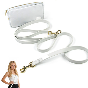 Guinzaglio per cani a mani libere personalizzato con custodia a tracolla e guinzaglio per allenamento in vita accessori per camminare e camminare - Product Image 1