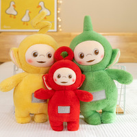 Vente en gros de poupée bébé avec antenne anime mignon Teletubby peluche super douce pour le sommeil des enfants