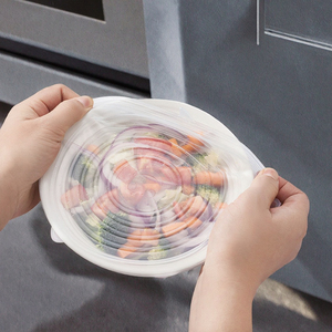 Reusable Silicone Stretch Lid Food Safe Cover for Bowls Containers Utensils Dishwasher Safe Hand Wash Only - Product Image 2