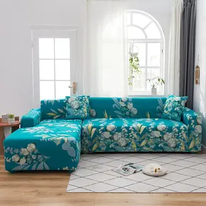 Elastische Schutz couch Sofa bezug 3 5 7 Bedruckte dehnbare Sofa garnitur Möbel bezug Sitz