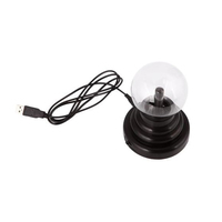 Bola Plasma 3 inci Nebula Thunder Lightning Touch & Sound Sensitive Plasma Globe untuk pesta