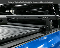 Barres transversales robustes pour pick-up, supports de tente Raptor, barres de porte-charge arrière enroulables, barres transversales épaissies pour benne arrière