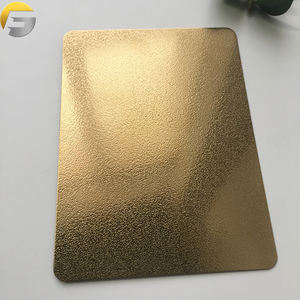 VV141 economico 201 304 316 finitura sabbiata titanio oro lamiera di acciaio inossidabile con pellicola Laser in PVC - Product Image 2