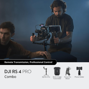 Estabilizador de cardán de mano de 3 ejes <span class=keywords><strong>DJI</strong></span> <span class=keywords><strong>Ronin</strong></span> RS 4 <span class=keywords><strong>Pro</strong></span> original con soporte para motores de enfoque y zoom duales y control remoto - Product Image 5