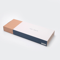 Boîte en Carton blanc ondulé pour vêtements, Logo personnalisé pour la livraison de luxe, 50 pièces