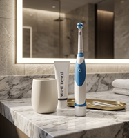 Brosse à dents rotative-oscillante KALWEL pour adultes, poils en nylon doux, étanche IPX5, 6000 tr/min, 2 modes, blanchiment des dents, 45 jours
