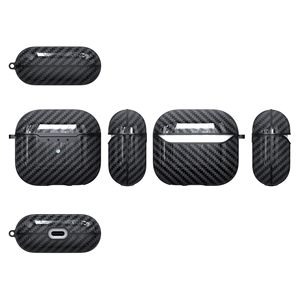 Étui de protection antichoc en TPU avec motif carbone de luxe pour accessoires d'écouteurs <span class=keywords><strong>AirPods</strong></span> Pro <span class=keywords><strong>3</strong></span> - Product Image 6