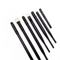 Antenne externe IoT en caoutchouc étanche, vente en gros, personnalisée, 2G 3G 4G 5G GSM LTE, noire, 824-960MHz 1710-2700MHz, SMA Mâle, 154mm