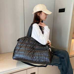 Sac de sport à séparation sèche et humide, sac de sport imperméable en Oxford, sac de natation, sac de yoga, sac de voyage géométrique, sac de week-end, sac de voyage - Product Image 2