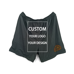 Short en maille pour hommes personnalisé de basket-ball en gros, short à rayures vierges d'entrejambe de 7 pouces pour hommes - Product Image 6