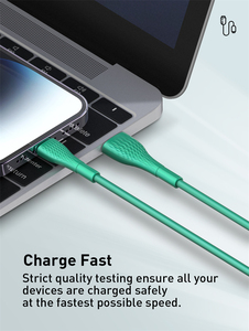 LDNIO LS672 TPE charge rapide android type c câble de chargeur de données usb personnalisé téléphone portable date type-c câble de chargeur - Product Image 5