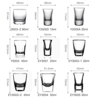 Ensemble de verres à liqueur en céramique blanche, série de verres à liqueur, vente en gros pour bar