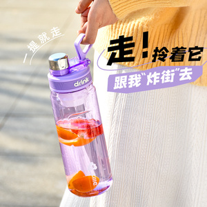 Bottiglia d'Acqua Sportiva Portatile in Plastica Tritan Senza BPA con Tappo Flip-Top - Product Image 4