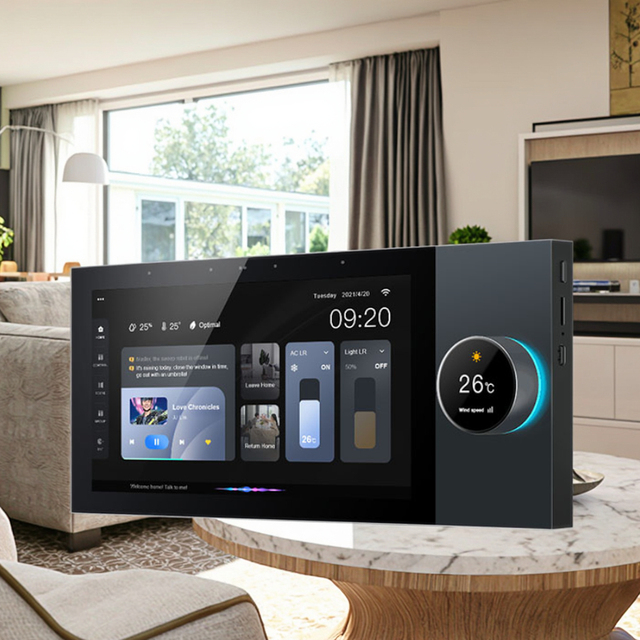 Tuya 7-Inch WiFi Touch Screen Smart Home Gateway with Alexa Zigbee and Multi-Function Music Host for Hotel