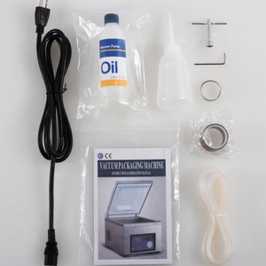 เครื่องซีลสูญญากาศแบบตั้งโต๊ะขนาดเล็ก รุ่น DZ-350MS พร้อมฟังก์ชั่นเติมก๊าซ (อุปกรณ์เสริม) ได้รับการรับรองมาตรฐาน CE และ ISO9001 ใหม่ ใช้ไฟ 220V/110V - Product Image 2