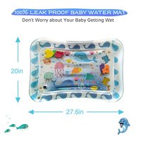 Tikar Air Bayi Bantal Tiup Bayi Balita Tikar Bermain Air untuk Anak-anak Pendidikan Awal Mengembangkan Mainan Bayi Mainan Musim Panas