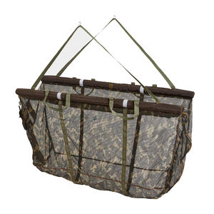 F06-FWS1008 Nuevo Artilugio de Pesca Flotante, Eslinga de Pesaje de Carpas Plegable de Malla de Nailon con Barras de Carbono y Camuflaje - Product Image 1