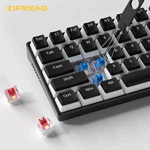 Nuevo Teclado Mecánico para Juegos RGB USB con Cable al 60%, Mini Teclado Mecánico Blanco con Función Anti-Ghosting, Plug and Play - Product Image 6