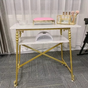 Repose-main en marbre blanc confortable de qualité supérieure, personnalisé, avec tapis, repose-main pour nail art - Product Image 6