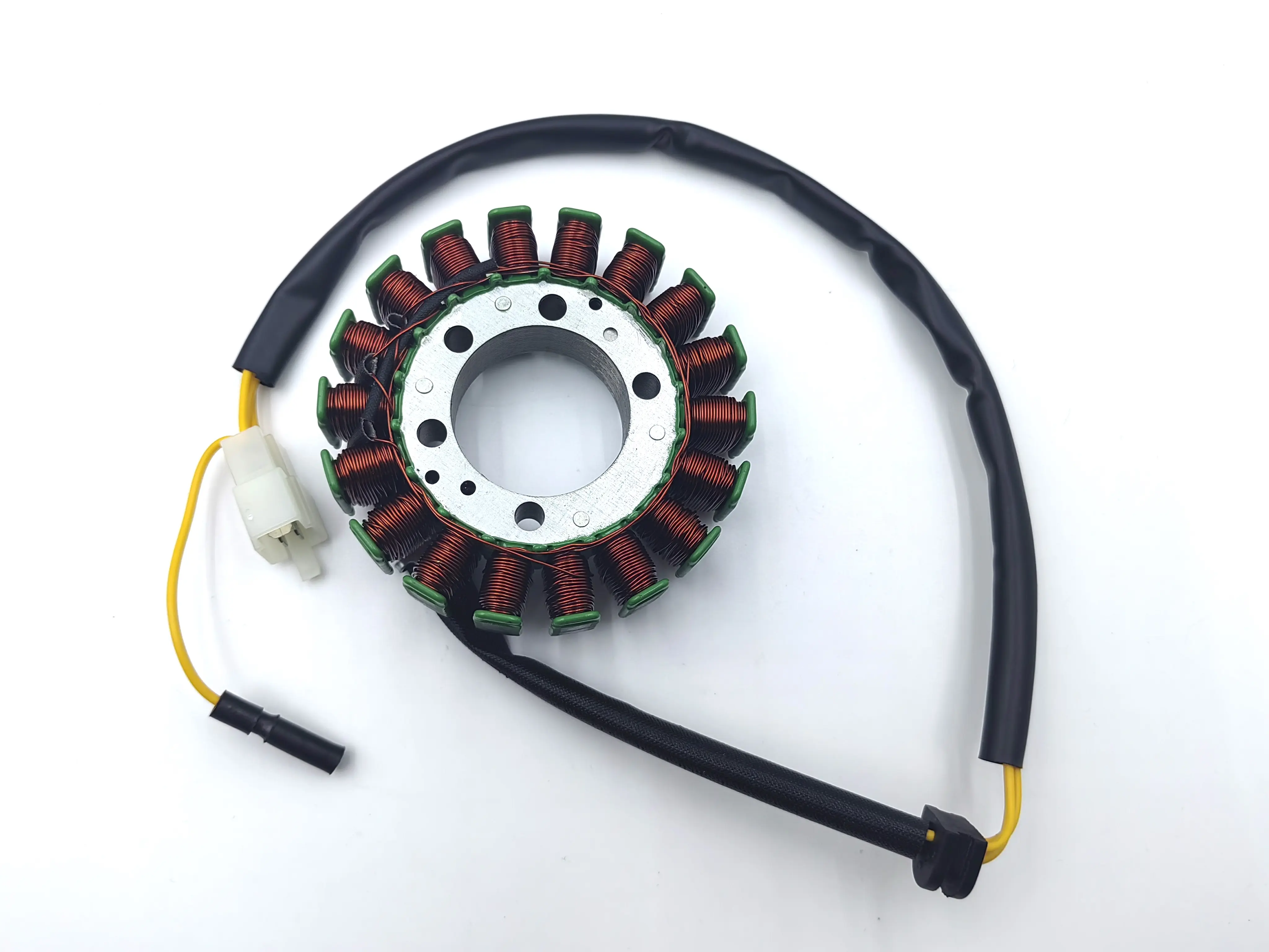 Honda V250 için motosiklet motoru parçaları ateşleme bobini Stator manyetik bobin