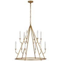 XINZHONG américain moderne rond salon chambre plâtre fleur bougie lustre doré salle à manger suspension lampe Design pendentif