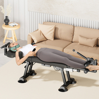 Appareil d'étirement électrique inclinable pour entraînement des jambes, banc orthopédique de décompression cervicale et lombaire, lit de relaxation par traction