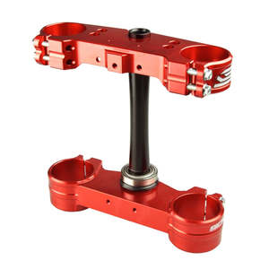 แผลเป็นสำหรับ KTM SX 250 13-22สีแดง, แผ่นคลัทช์อะลูมิเนียมอัลลอยพลาสติกยางสำหรับกระเป๋ามอเตอร์ไซค์ - Product Image 1