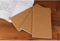 Cahier d'exercices d'étudiant A5/A6 personnalisé en gros Boîte de papier d'impression scolaire doublée pour reliure à coudre kraft marron promotionnel OEM