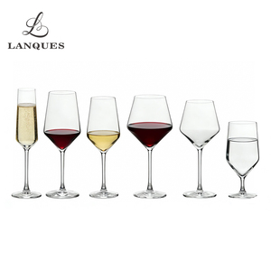 Verres à vin rouge et à <span class=keywords><strong>champagne</strong></span> <span class=keywords><strong>de</strong></span> conception européenne Lanques, compatibles lave-vaisselle, pour la maison, l'hôtel et les événements. - Product Image 6
