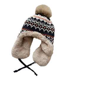 Gorro <span class=keywords><strong>de</strong></span> punto protector <span class=keywords><strong>de</strong></span> oreja <span class=keywords><strong>para</strong></span> niños <span class=keywords><strong>de</strong></span> moda vintage <span class=keywords><strong>para</strong></span> hombres y mujeres <span class=keywords><strong>para</strong></span> proteger la cabeza del gorro <span class=keywords><strong>de</strong></span> punto frío - Product Image 4