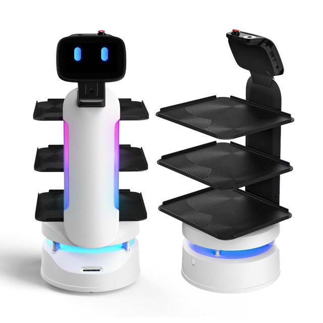 Nail Beauty Salon Helper Artificial Intelligence Robot Server Tea & Coffee Delivery Service Waiter Robot