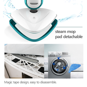 <span class=keywords><strong>HG</strong></span> <span class=keywords><strong>PSE</strong></span> Free Chemical Handheld Stand teppich Harwood Boden dampfer mit 2 Mikrofaser-Stoff pads Reinigung Steam Mop Cleaner - Product Image 2