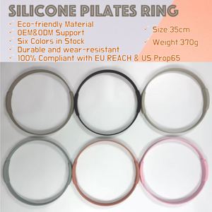 Anillo de Pilates de Silicona de 35 cm, Ecológico, Duradero, Accesorio de Ejercicio y Fitness para el Hogar - Product Image 5