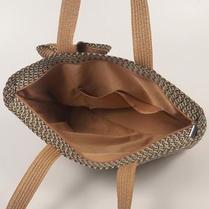 Wholesale Female Beach <b>Bag</b> and Cowboy Straw <b>Hat</b> Set Sports Tote Shoulder <b>Bag</b> with Breathable Comfort - Product Image 5