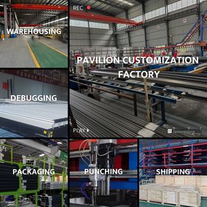 Pérgola de Aluminio Moderna y Resistente de 4x6 m, Gazebo con Rejilla, Techo de Láminas Ajustables, Estructura Exterior Ecológica para Jardín/Patio - Product Image 6