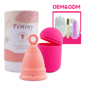 <span class=keywords><strong>Copa</strong></span> <span class=keywords><strong>Menstrual</strong></span> de Silicona de Grado Médico, Reutilizable, Ecológica y a Prueba de Fugas, <span class=keywords><strong>con</strong></span> Esterilizador, Set de Cuidado Femenino - Product Image 5