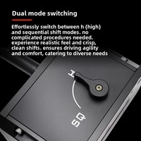 8SIMAGIC Speed Magic DS-8X Volant de jeu universel compatible simulateur manuel avec bloc de séquence de vitesses H double mode