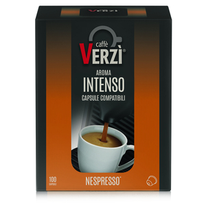 Caffè Verz 100 INTENSO Compatibile con Macchine Monodose NESPRESSO 0,13 Capsule - Product Image 1