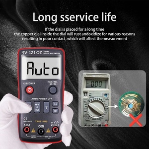 มัลติมิเตอร์ดิจิตอล ZOYI รุ่น ZT-A6 เครื่องวัดโวลต์มิเตอร์แบบมืออาชีพ วัดแรงดันไฟฟ้ากระแสสลับ/กระแสตรง วัดกระแสไฟฟ้า วัดความต้านทาน วัดอุณหภูมิ เครื่องวัด NCV 600V - Product Image 3