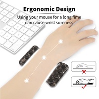 Tapis de souris transparent en gel, motif dessin animé, petites particules de cristal, style kawaii, pour clavier et souris de jeu, pour la maison et le bureau