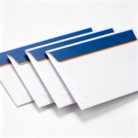 Enveloppes rigides en papier pour envoi postal, bande de déchirement facile, légères, logo personnalisé pour documents, dossiers, livraison par courrier de bureau
