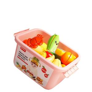 Ensemble de jeu de simulation de découpe de fruits et légumes Orshino pour enfants, 55 pièces, jouet en plastique pour enfants de 3 ans et plus, jouets de cuisine unisexes - Product Image 1