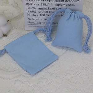 Bolsa de Algodón Reciclable con Cordón y Logotipo Personalizado al por Mayor para Compras - Product Image 4